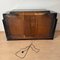 Art Deco Sideboard in Black Lacquer with Marble, 1930 19