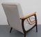 Fauteuil avec Tapisserie Beige, 1950s 5