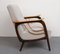 Fauteuil avec Tapisserie Beige, 1950s 2