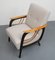 Lounge Chair with Beige Upholstery, 1950s 11