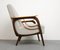 Lounge Chair with Beige Upholstery, 1950s, Image 3