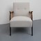 Lounge Chair with Beige Upholstery, 1950s, Image 8
