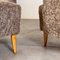Set of Farmor Armchairs in Grey Lambswool attributed to Carl Malmsten for O.H. Sjögren, 1950s, Image 17