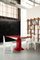 Mettsass Red Dining Table by Ettore Sottsass for BD Barcelona 12