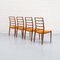 Modell 82 Esszimmerstühle von Niels Møller für JL Møllers Furniture Factory, 1960er, 4er Set 2