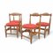Charlotte Chairs in Light Oak by Guillerme et Chambron for Votre Maison, Set of 4 3