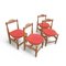 Charlotte Chairs in Light Oak by Guillerme et Chambron for Votre Maison, Set of 4 2