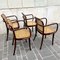 Bentwood Chairs with Vienna Straw, Italy, Set of 4 4