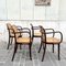 Bentwood Chairs with Vienna Straw, Italy, Set of 4 1