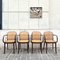 Bentwood Chairs with Vienna Straw, Italy, Set of 4 2