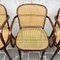 Bentwood Chairs with Vienna Straw, Italy, Set of 4 8