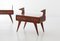 Tables de Chevet avec Plateaux en Verre, Italie, 1950s, Set de 2 8