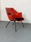Space Age Modernist Red 416 Lounge Chair by Rietveld and Cordemeyer for Gispen, 1960s 10