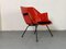 Space Age Modernist Red 416 Lounge Chair by Rietveld and Cordemeyer for Gispen, 1960s 1