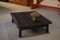 Brutalist Coffee Table in Dark Spruce with Oak Base, 1950s 10