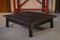 Table Basse Brutaliste en Épinette Foncée avec Socle en Chêne, 1950s 12