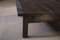 Table Basse Brutaliste en Épinette Foncée avec Socle en Chêne, 1950s 6
