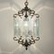 Vintage Bronze Pendant Lamp in the style of Pietro Chiesa for Fontana Arte, Italy, 1950s 9