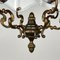 Vintage Bronze Pendant Lamp in the style of Pietro Chiesa for Fontana Arte, Italy, 1950s 4