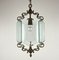 Vintage Bronze Pendant Lamp in the style of Pietro Chiesa for Fontana Arte, Italy, 1950s 1