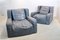 Fauteuils Vintage en Cuir Gris par Paoloa Navone, 1980s, Set de 2 10