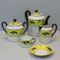 Vintage Art Deco Coffee Set in Porcelain from Limoges, Image 4