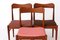Mid-Century Modern Teak Dining Chairs from Asko, Finland, 1960s, Set of 6, Image 5