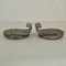 Brutalist Push and Pull Round Door Handles in Aluminum and Bronze 1970s, Set of 2, Image 3