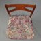 Sedie da pranzo floreali in teak, anni '60, set di 4, Immagine 3