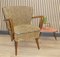 Fauteuil Vintage Jaune Chiné, 1950s 2