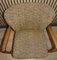Fauteuil Vintage Jaune Chiné, 1950s 3