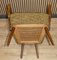 Fauteuil Vintage Jaune Chiné, 1950s 9