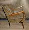Fauteuil Vintage Jaune Chiné, 1950s 5