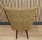 Fauteuil Vintage Jaune Chiné, 1950s 6