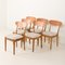 Dänische Vintage Stühle aus Teak & Eiche, 1960er, 6er Set 2