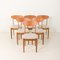 Dänische Vintage Stühle aus Teak & Eiche, 1960er, 6er Set 1