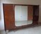 Mirrored Wardrobe in Briarwood and Brass by Osvaldo Borsani, 1950s 9