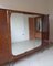 Mirrored Wardrobe in Briarwood and Brass by Osvaldo Borsani, 1950s 1
