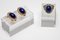 Ring and Earrings from Attwood & Sawyer, 1980s, Set of 3 3