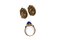 Ring and Earrings from Attwood & Sawyer, 1980s, Set of 3 2