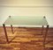 Rectangular Table in Tinted Glass with Chrome Legs, 1970s 2