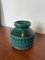 Dark Green Vase by Aldo Londi for Bitossi Ceramiche, Italy, 1970s 5