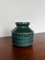 Dunkelgrüne Vase von Aldo Londi für Bitossi Ceramiche, Italien, 1970er 3