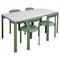 Model 3300 Dining Table and Chairs attributed to Bruno Rey for Kusch and Co., 1979 1