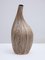 Vase Ikebana Abstrait en Céramique Brune avec Rayures Blanches, Japon, 1960s 6