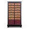 Blackened Wooden Cardboard Box Cabinet 1