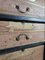Blackened Wooden Cardboard Box Cabinet 7