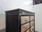 Blackened Wooden Cardboard Box Cabinet 3