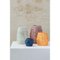 Orange Ochre and Prussian Blue Vases by Daniele Giannetti, Set of 4 3