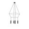 Suspension Rose Noire Mat par Robin Lamps 4